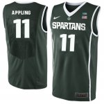 Men Keith Appling Michigan State Spartans #11 Nike NCAA 2019-20 Green Authentic College Stitched Basketball Jersey JT50L14JF